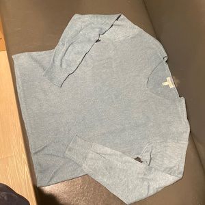 Light blue long sleeve top